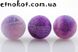 10мм фиолетовые Морозный Агат (Кракле) бусины