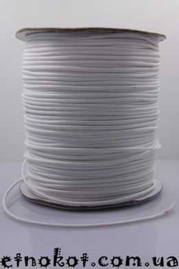 1,5мм белый полиэстровый вощенный шнур