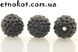 5 шт. Бусины из полимерной глины Шамбала Черные, 12мм