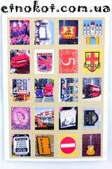 Великобритания почтовые марки-03 стикеры для ежедневника, 13x9см
