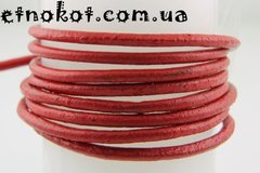 Отрезок 160см. 2мм красный кожаный шнур для браслетов Chan Luu (Чан Лу)