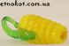 Стеклянная бусина лэмпворк Желтая Кукуруза, 26х14мм